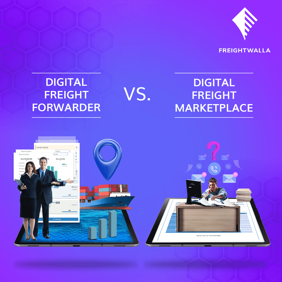 Digital Freight Forwarder Vs. Digital Freight Marketplace